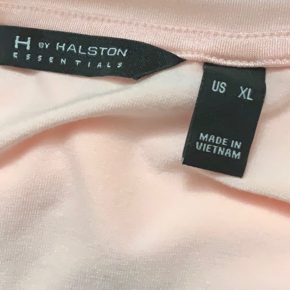 H by HALSTON pink long tee shirt. Size XL - Picture 6 of 7